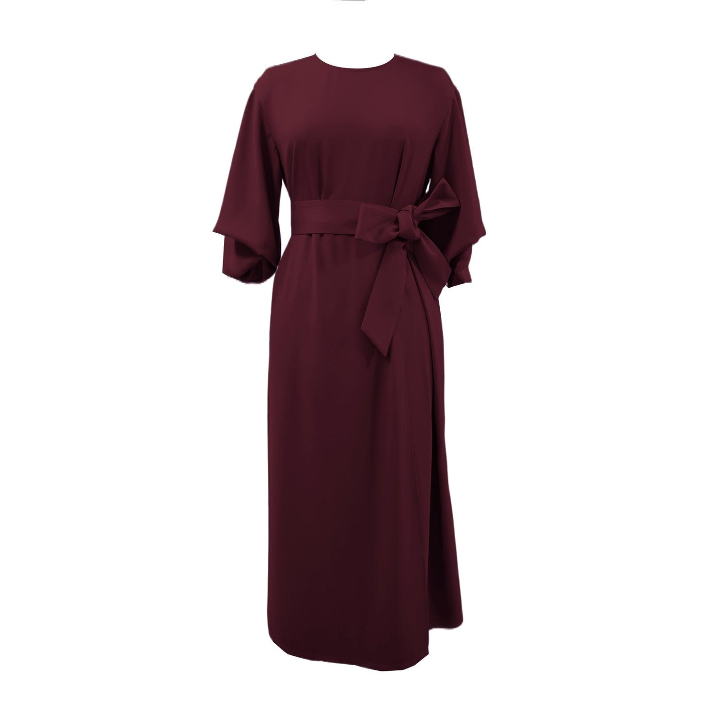 Robe élégante avec manches bouffantes