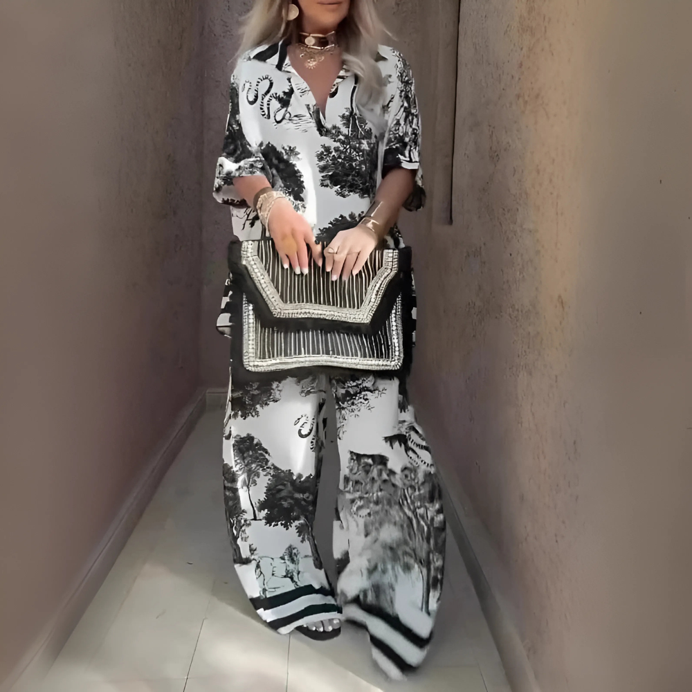LANA – ENSEMBLE SAFARI MONOCHROME