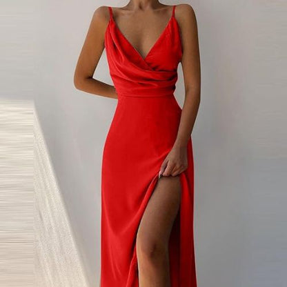Phoebe | Robe en Satin Élégante