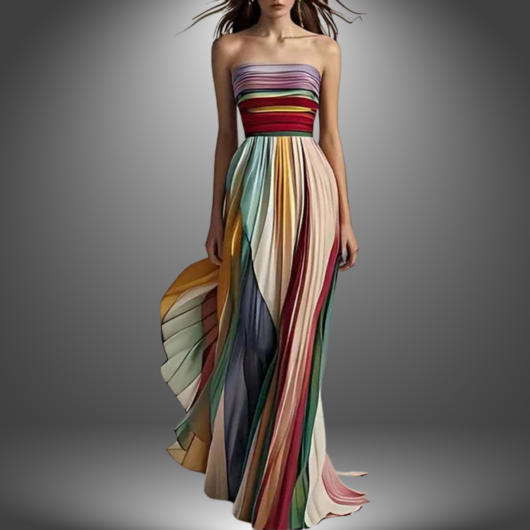 Sophia | Robe Plissée Élégante d'Été