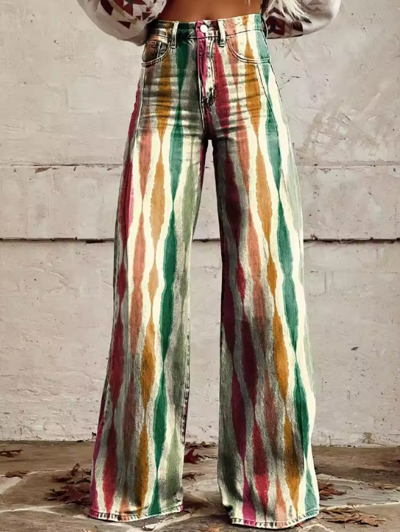 Chloé - Pantalons Bohème Vintage
