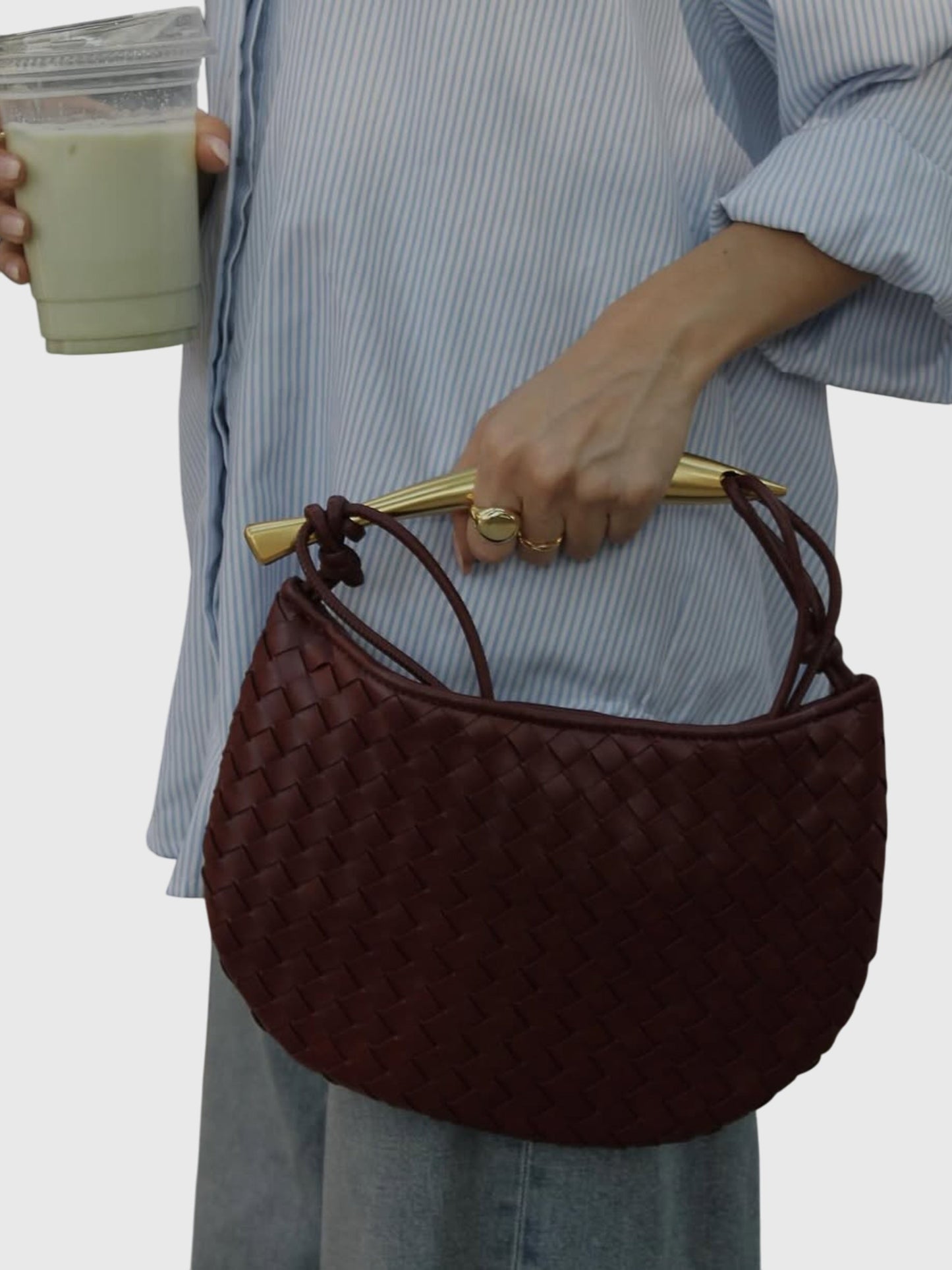 Bianca | Sac Tressé Structuré Luxe