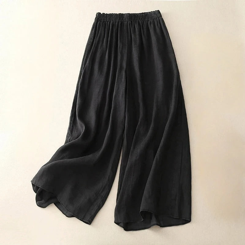Nicole - Pantalons En Lin Élégants