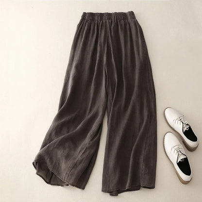 Nicole - Pantalons En Lin Élégants