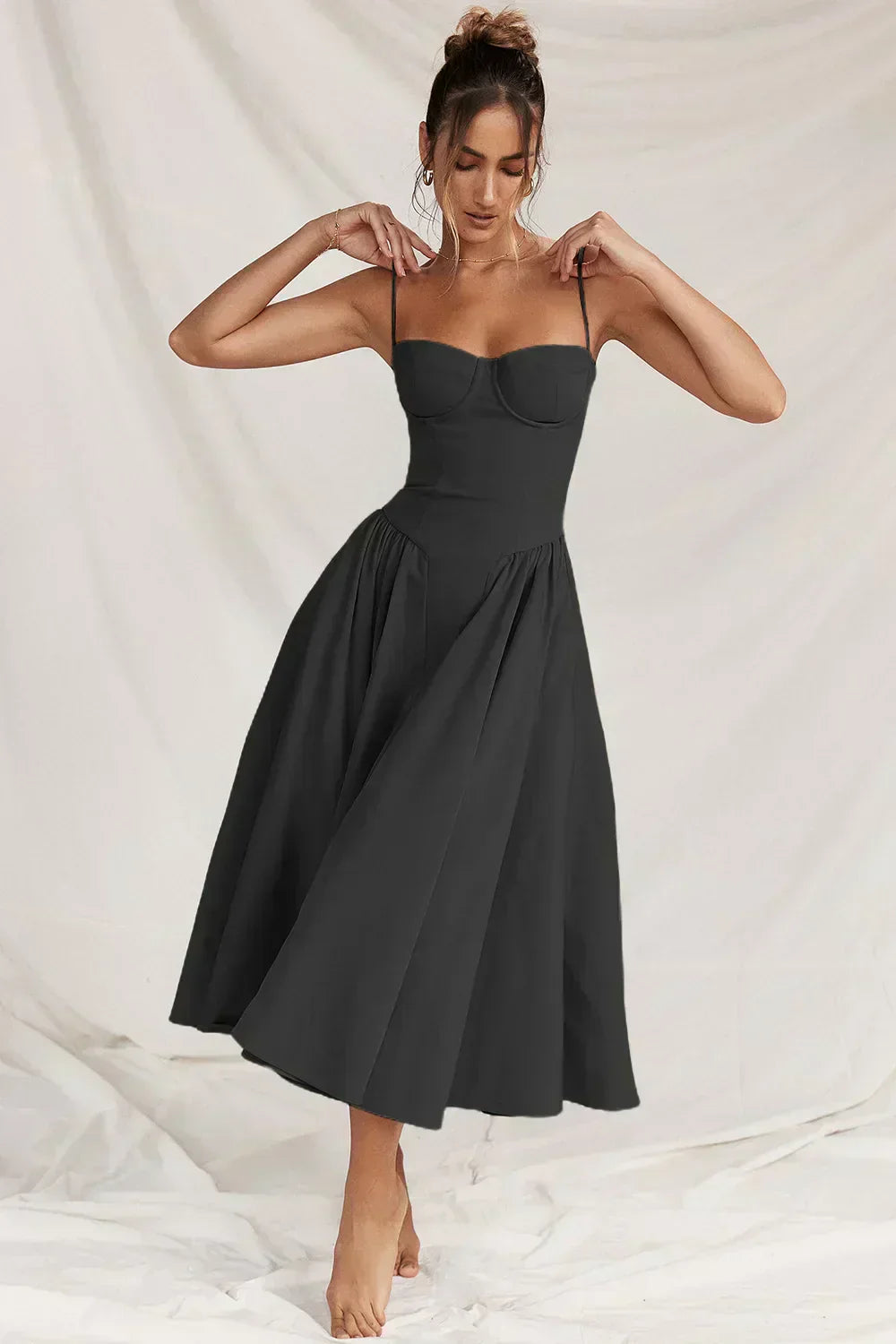 Elara | Robe d'Été Élégante à Corset