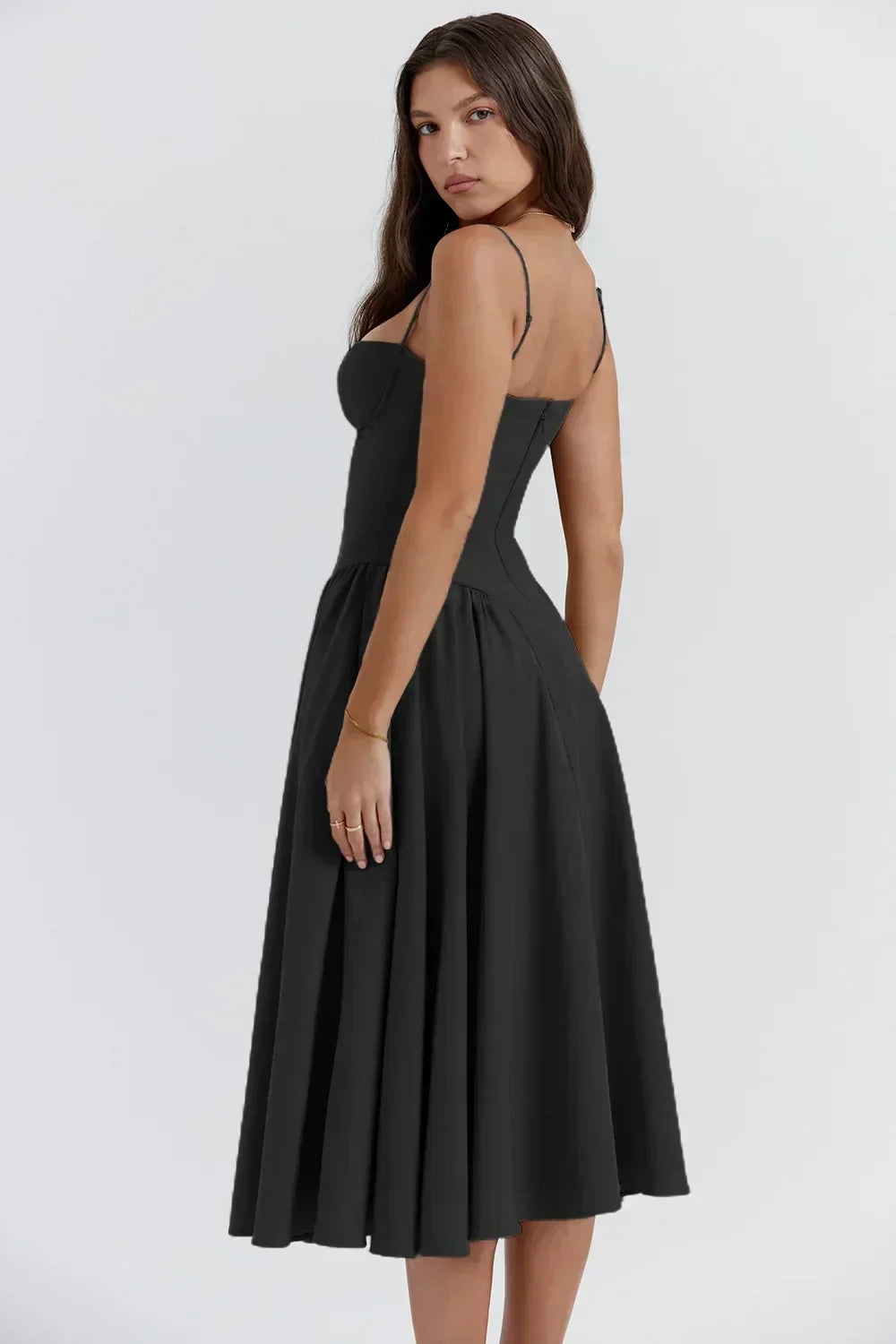 Elara | Robe d'Été Élégante à Corset