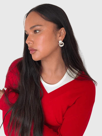 Connie | Boucles d'Oreilles en Nœud