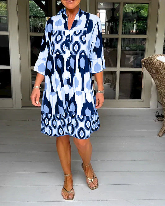 Talia - Robe Midi Imprimée