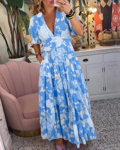 Floriana | Robe Fleurie Vibrante