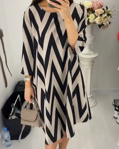 Lovenza - Robe Midi Zigzag