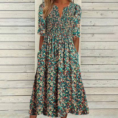 Jill | Robe Smock Jardin Prairie