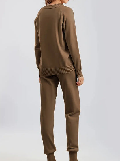 MORGAN – ENSEMBLE DE LOUNGE EN TRICOT CONFORTABLE EN DEUX PIÈCES