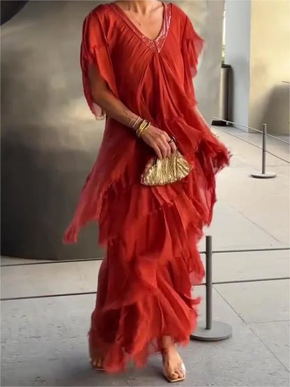 Vanessa | Robe d'Été en Couches avec Style
