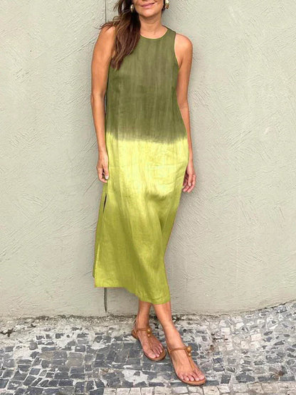Lysette - Robe Maxi Imprimée Élégante