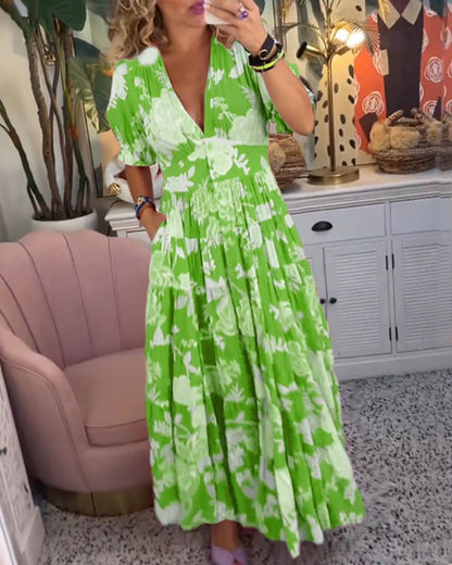 MARGIT - ROBE FLORALE D'ÉTÉ