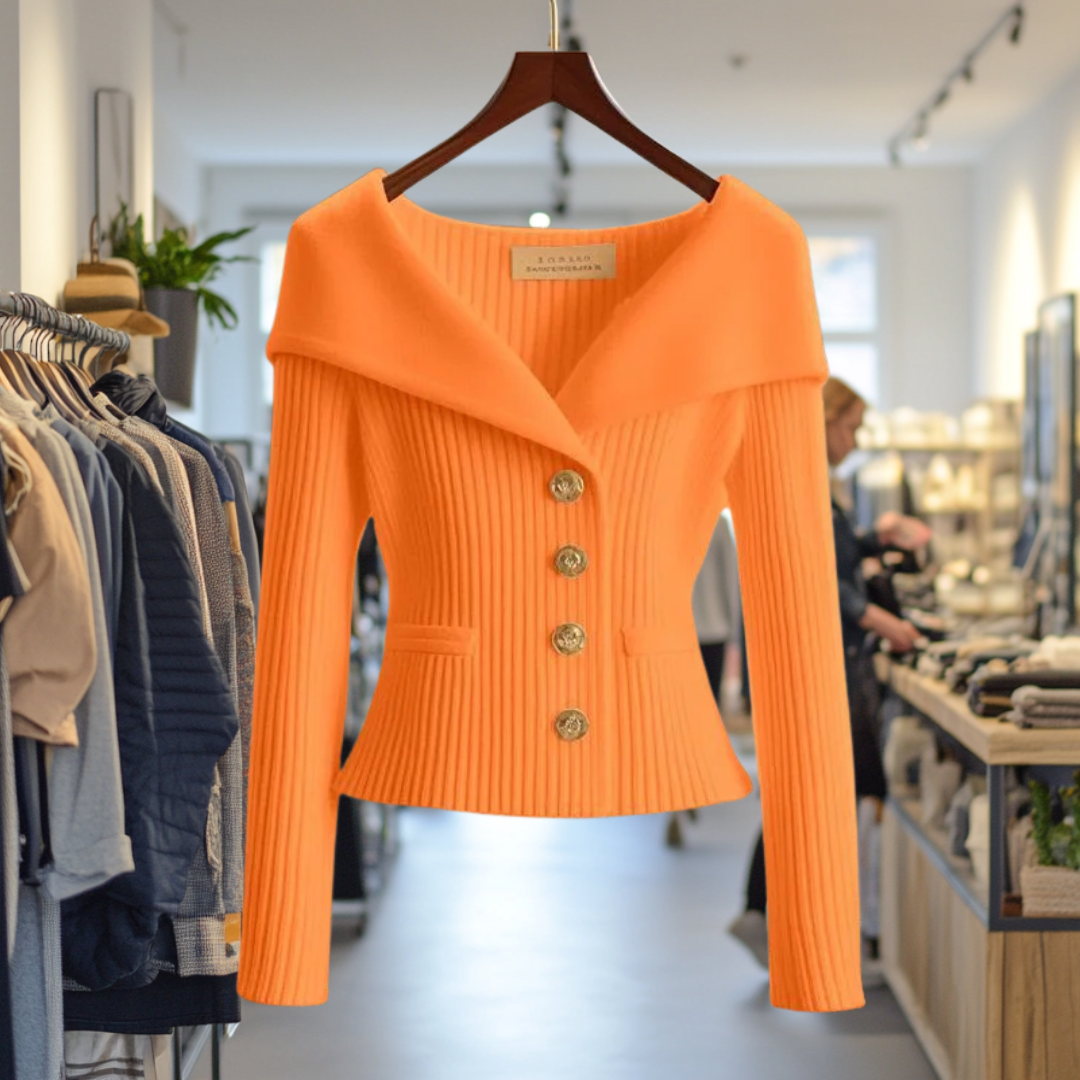 Annika I VESTE EN TRICOT LUXUEUSE