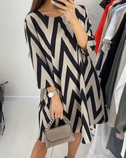 Lovenza - Robe Midi Zigzag
