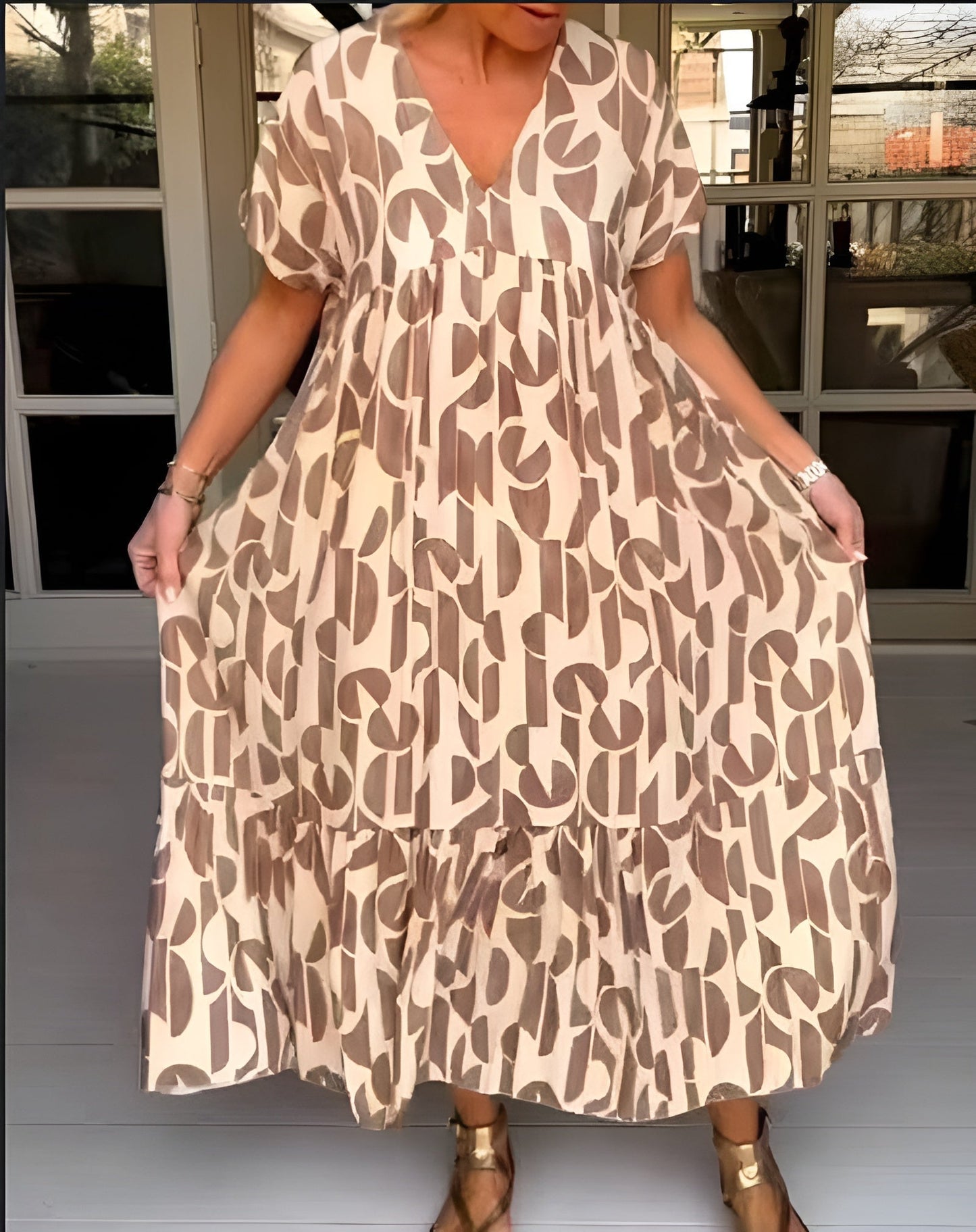 Colette | Robe Fluide avec Décolleté en V