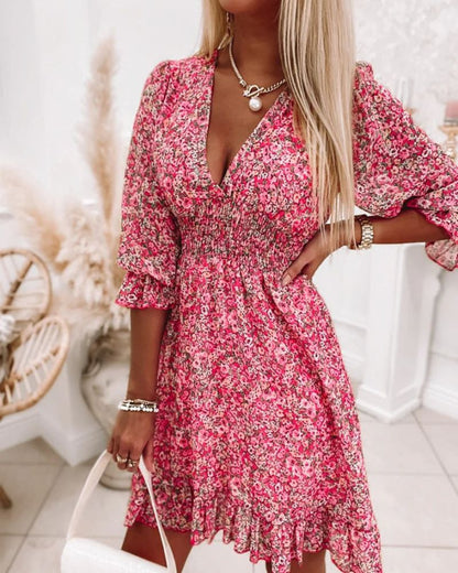 SAMI - ROBE FLORALE D'ÉTÉ