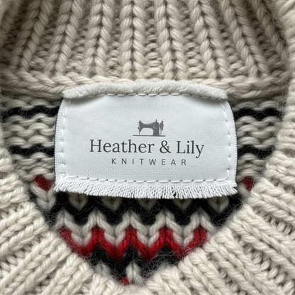 Atasha | Cardigan Islandais Vintage