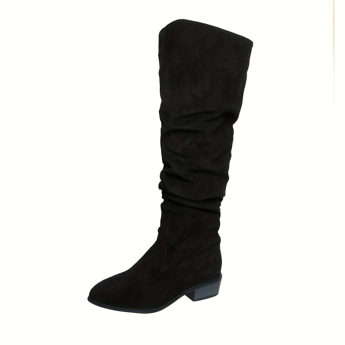 Versione allungata Stivali da donna impilati alla moda Versatili sopra il ginocchio