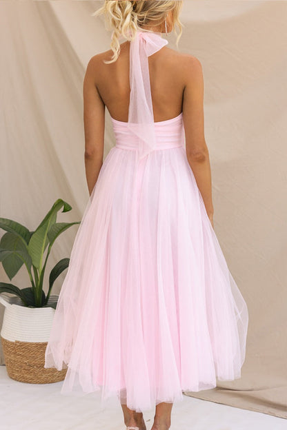 Phoebe - Robe Midi avec Jupe Longue