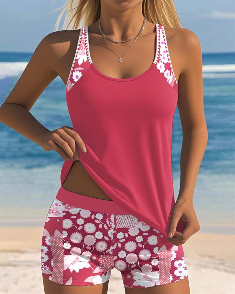 KENDALL – ENSEMBLE TANKINI ISLAND BLOOM