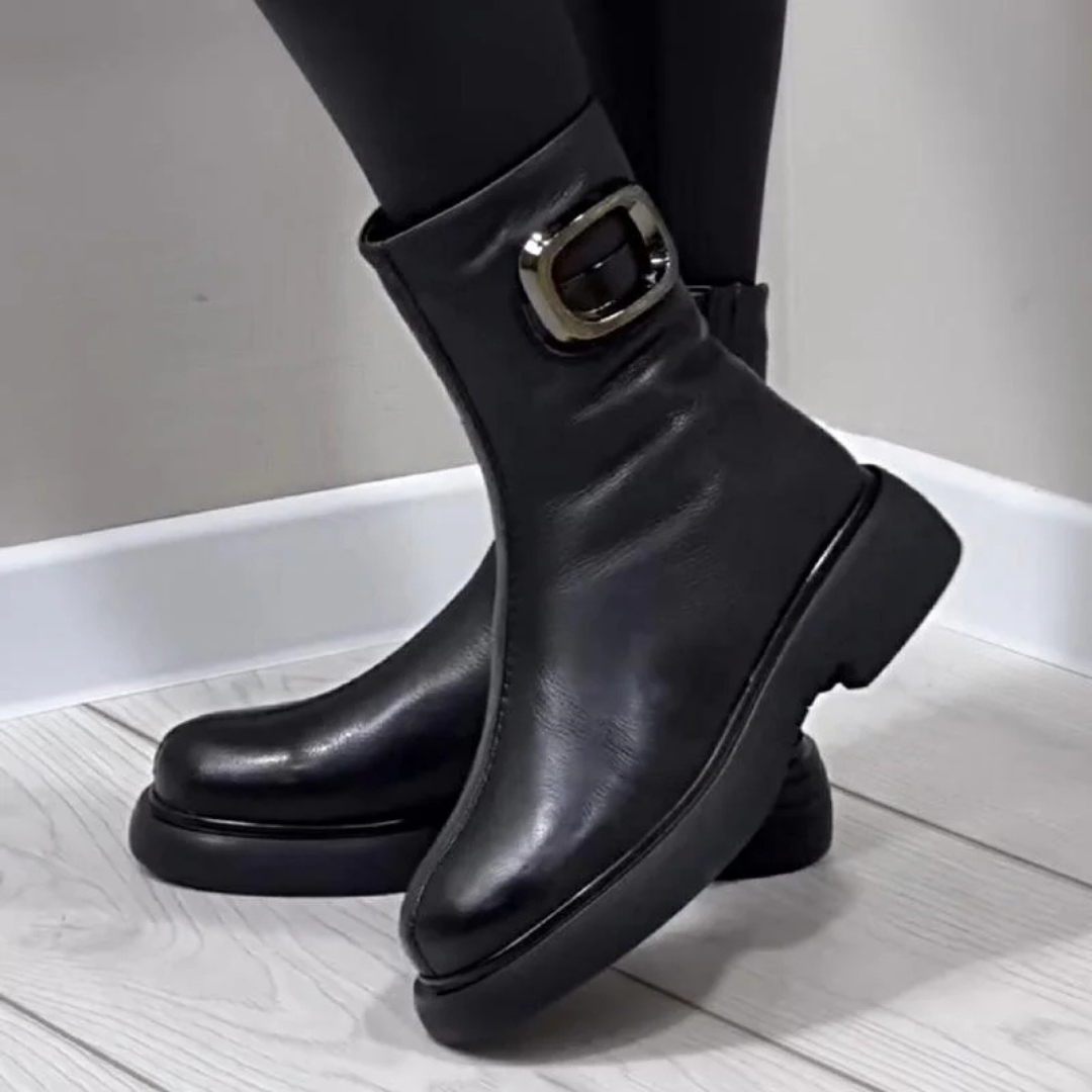 Marzia - Bottes Élégantes en Cuir