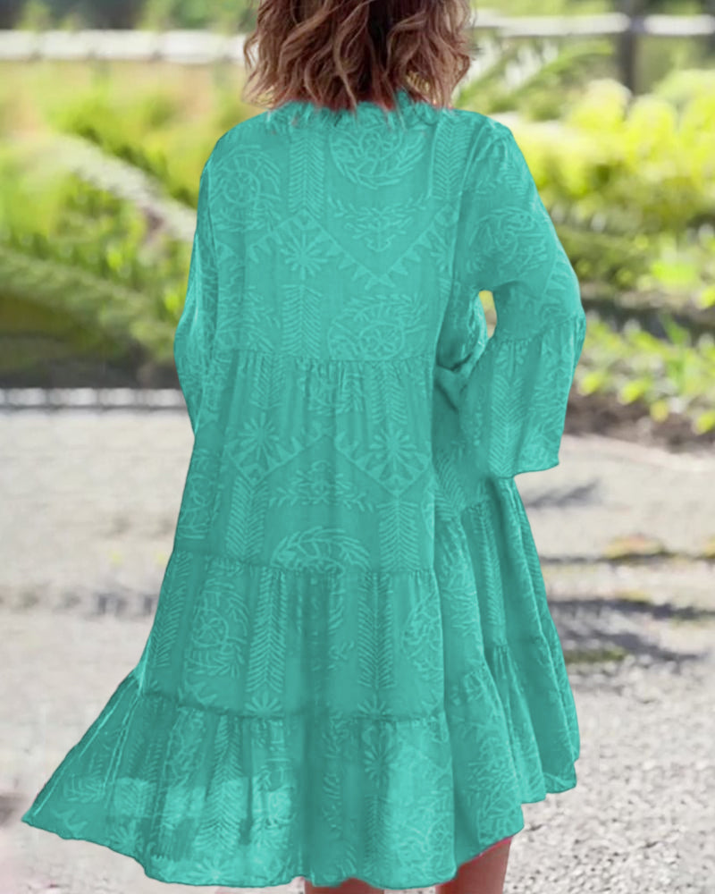 Oriana - Robe Légère à Col en V pour Femmes