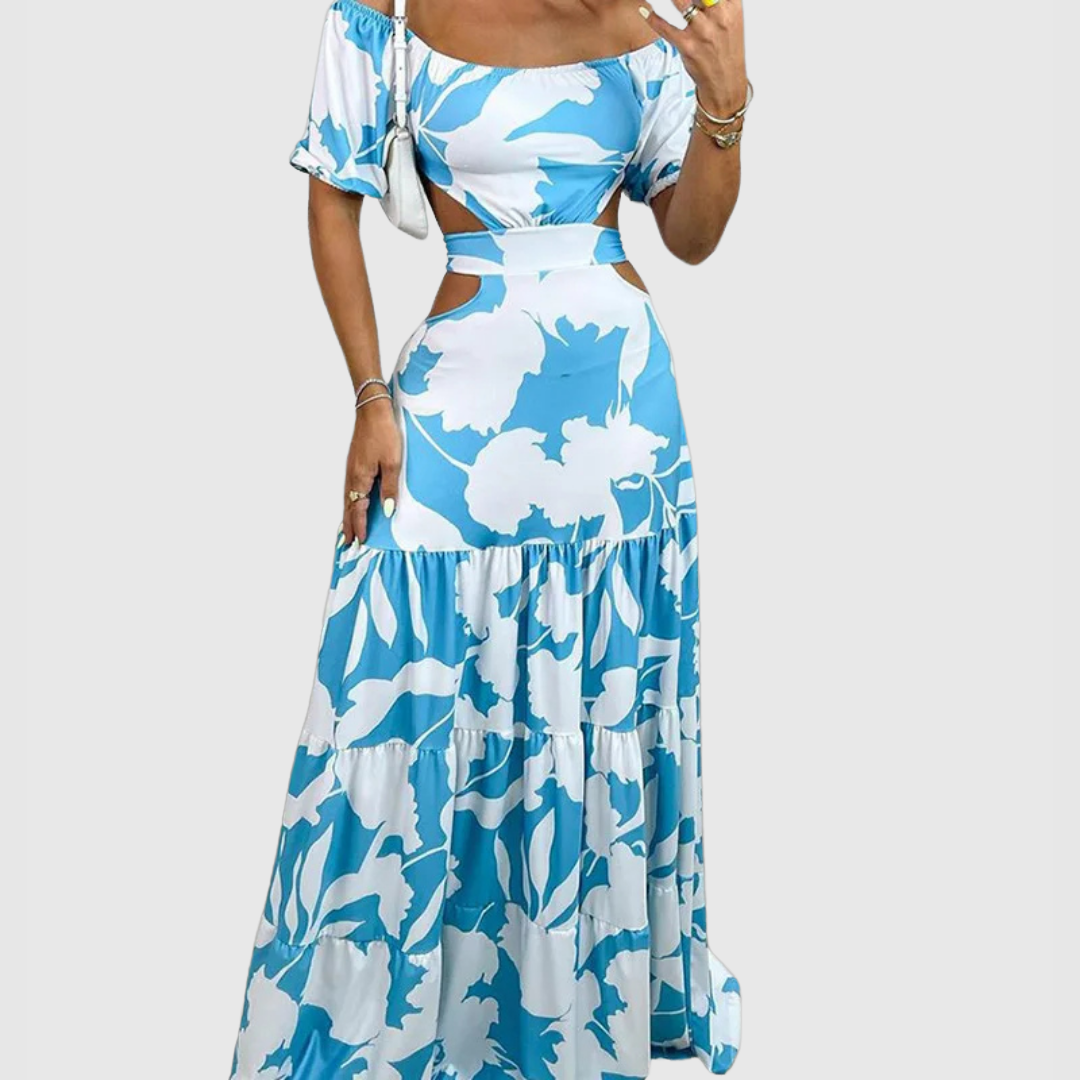 Arden - Robe Midi à Coupe Irrégulière Élégante