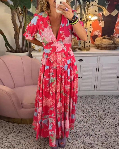Floriana | Robe Fleurie Vibrante