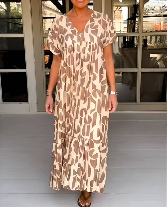 Colette | Robe Fluide avec Décolleté en V
