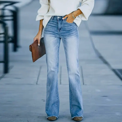 Joanne - Jeans Bohémiens Élastiques