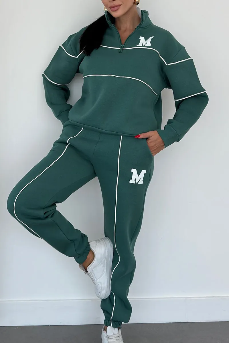 DESIREE – ENSEMBLE DE DETENTE SPORTIF AVEC ZIP