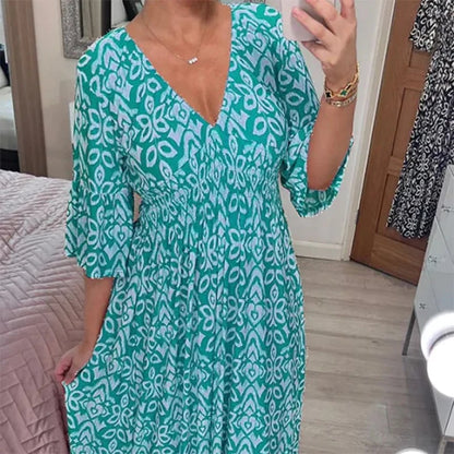 Hazel | Robe Midi à Coupe Géométrique