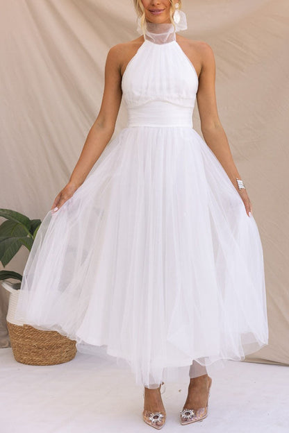 Phoebe - Robe Midi avec Jupe Longue