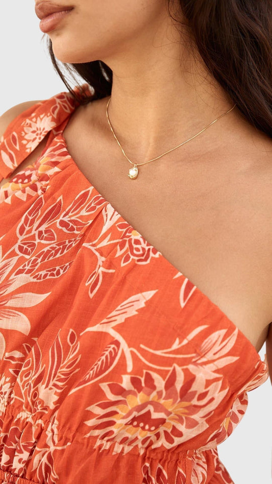 Bailey | Collier avec Pendentif en Perle Dorée