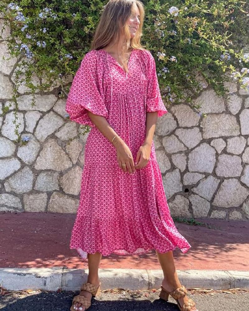 SANDY - ROBE LONGUE CONFORTABLE ET TENDANCE
