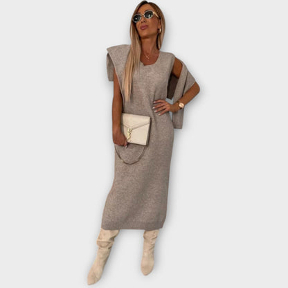 L'ensemble de Pull et Jupe Luxe Tricot