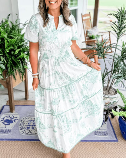 NIDOLI - ROBE MAXI IMPRIMÉE