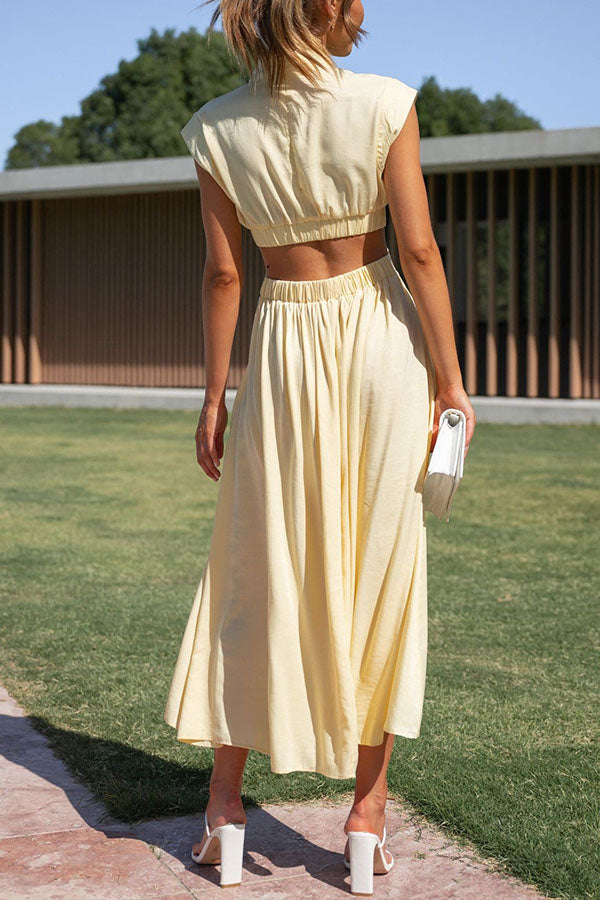 Quincy | Robe Midi avec Taille et Poches