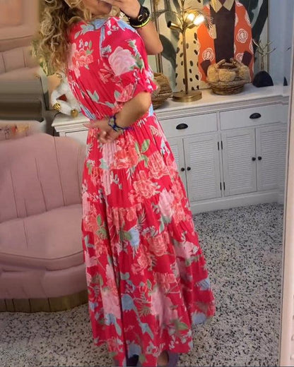 Floriana | Robe Fleurie Vibrante
