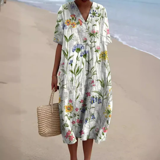 GABRIELA – ROBE INFORMELLE AVEC THÈME FLORAL
