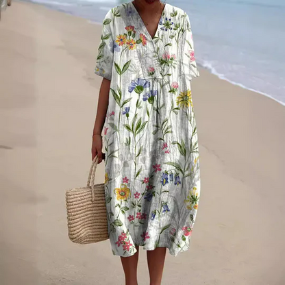 GABRIELA – ROBE INFORMELLE AVEC THÈME FLORAL