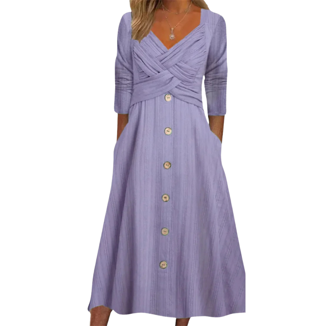 Ella™ - Robe élégante avec couverture du ventre