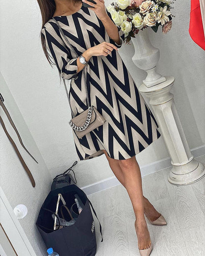 Lovenza - Robe Midi Zigzag
