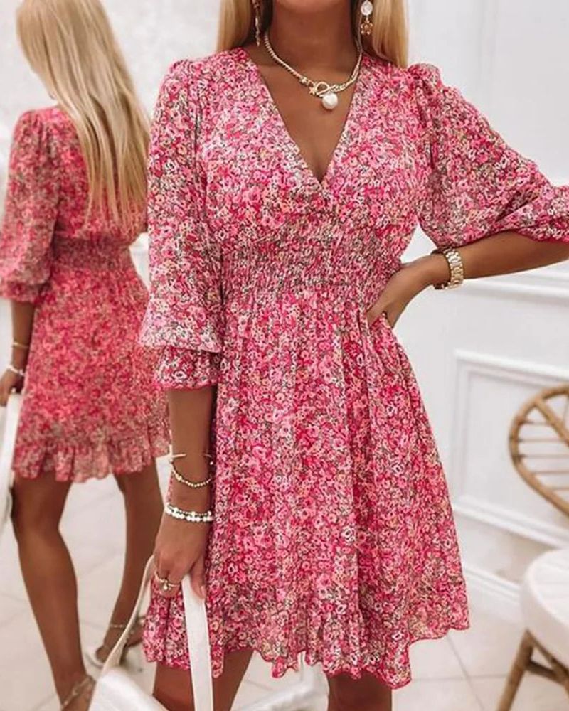 SAMI - ROBE FLORALE D'ÉTÉ