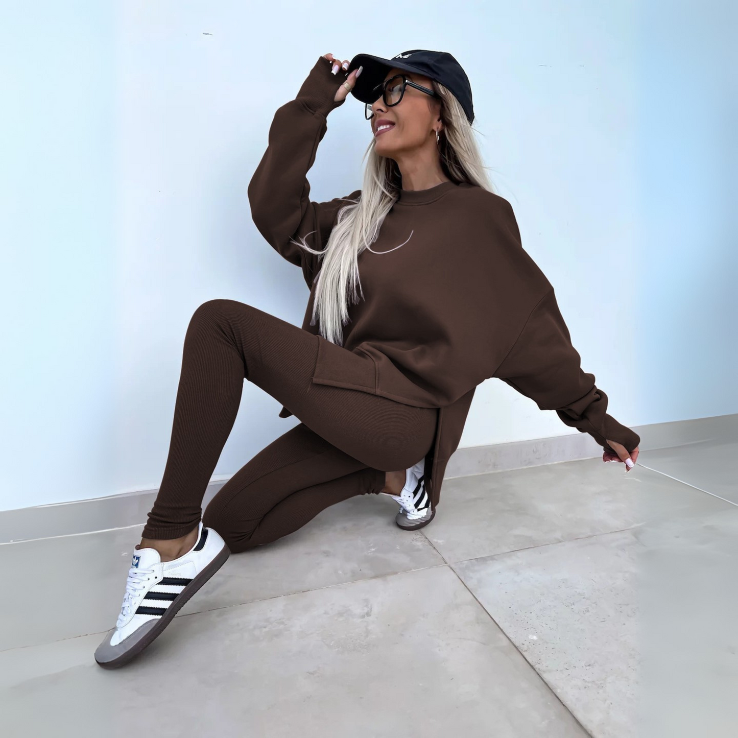 MADISON – ENSEMBLE DE SUDADERA OVERSIZE ET LEGGINGS