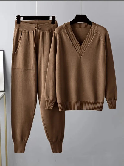 MORGAN – ENSEMBLE DE LOUNGE EN TRICOT CONFORTABLE EN DEUX PIÈCES