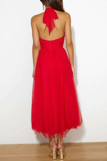 Phoebe - Robe Midi avec Jupe Longue
